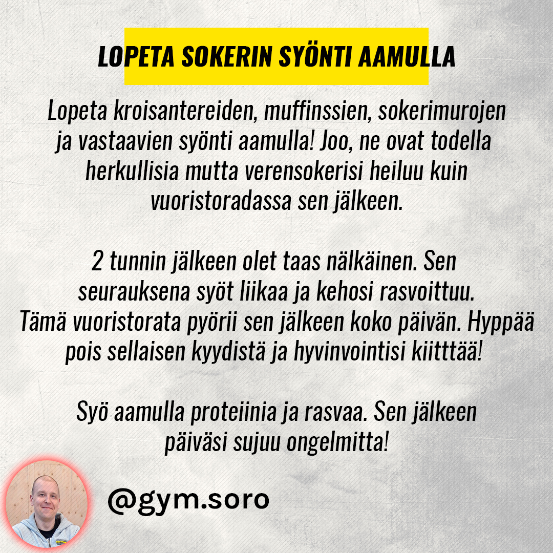 sokeri-aamulla